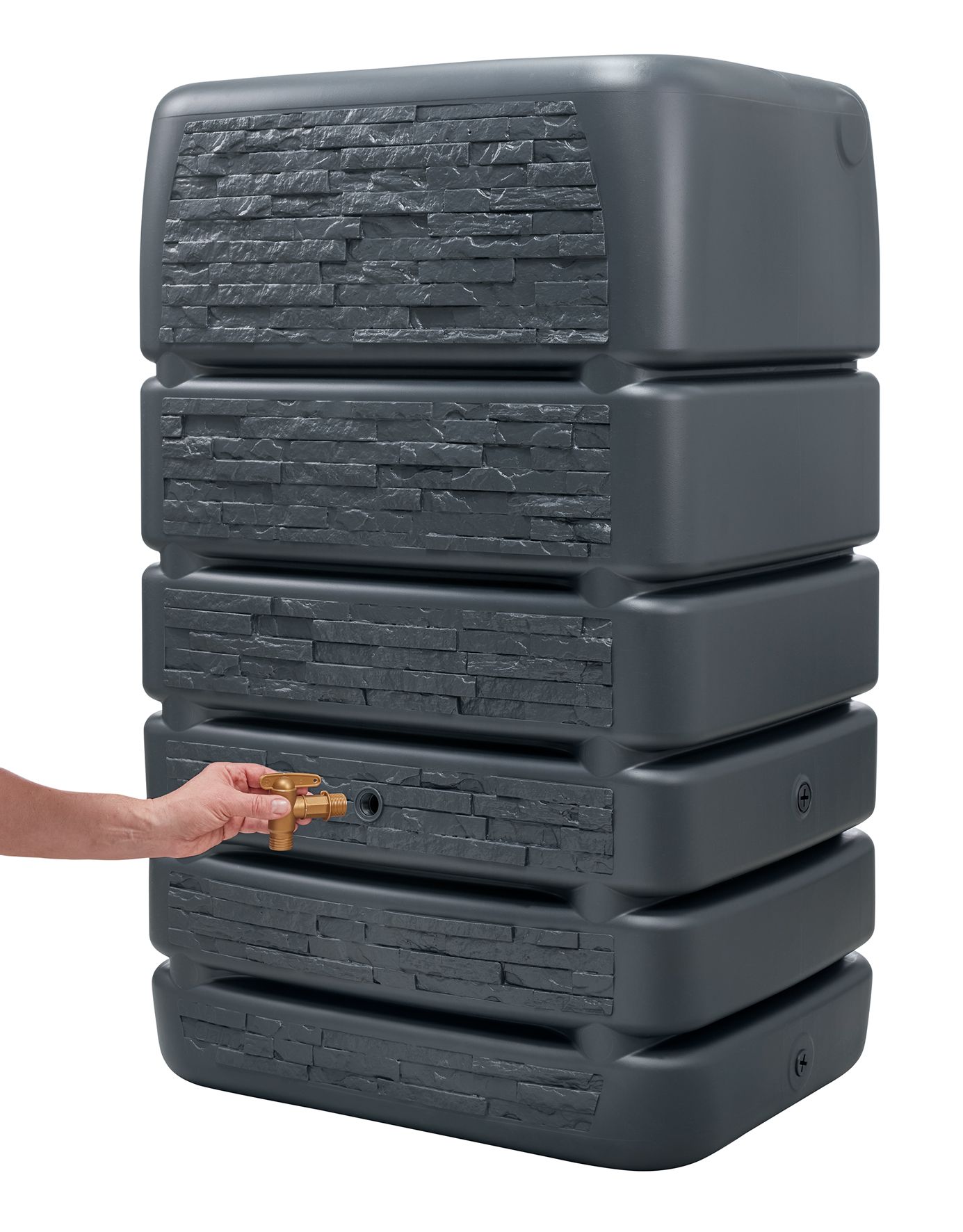 4Rain SLIM STONE DECOR 510 L, graphite 211840