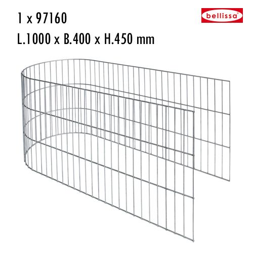 bellissa U-Gabione 400 x 1000 mm