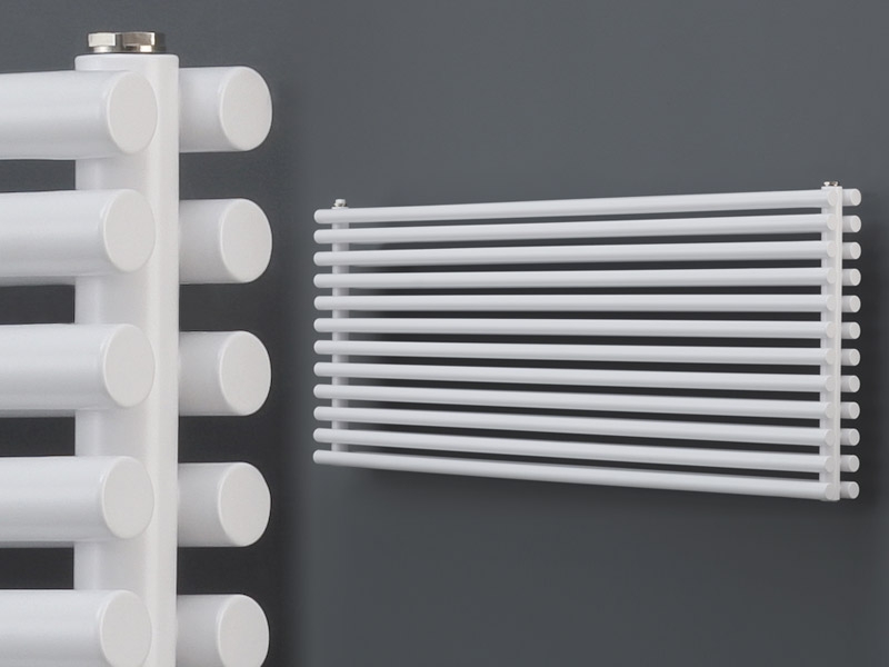 Eucotherm Gaja horizontal Design-Heizkörper 800 x 590 mm | Warm Grey