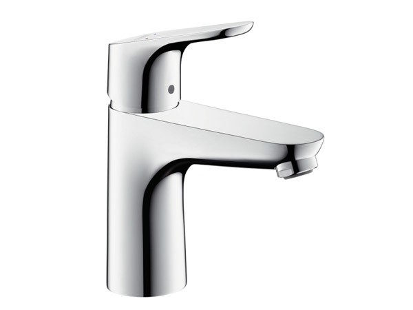 Hansgrohe Focus Einhebel-Waschtischmischer 100 | Mit Zugstangen-Ablaufgarnitur
