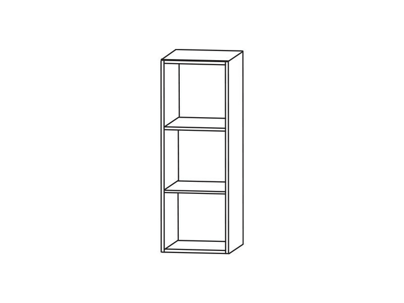 Laguna Unterschrank-Regal mit 3 Fächern | Höhe 720 mm