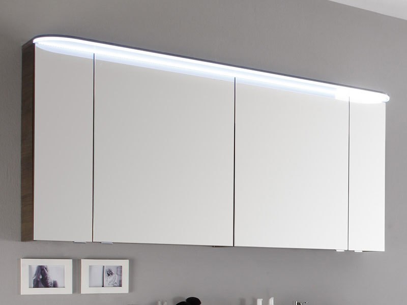 Pelipal Balto Spiegelschrank | mit LED-Lichtkranz