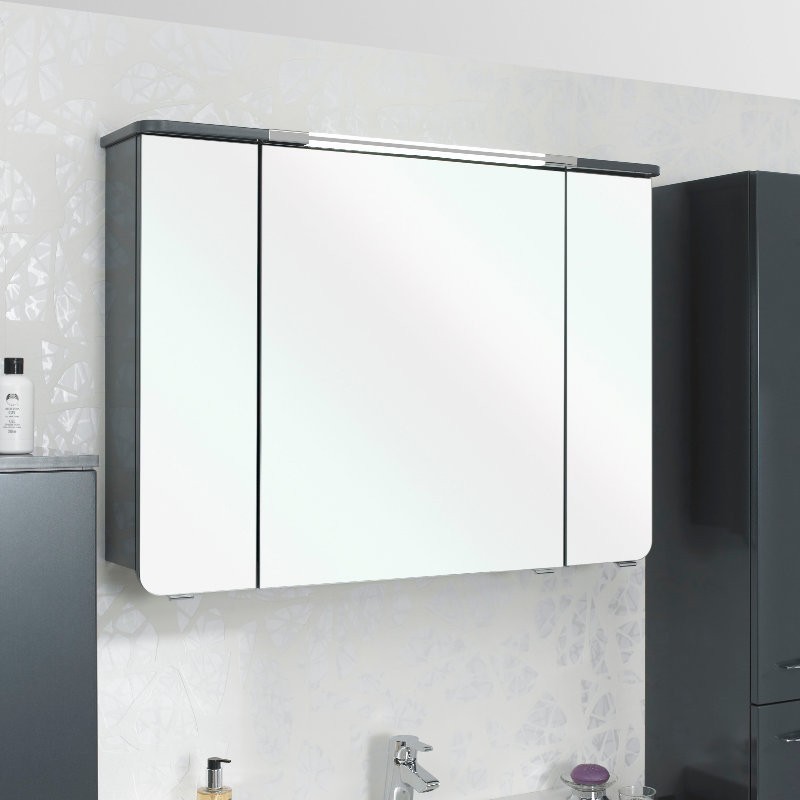 Pelipal Cassca Spiegelschrank 1 | mit LED-Beleuchtung im Kranz