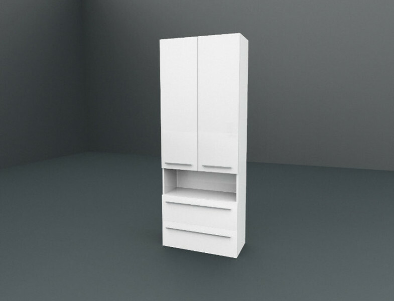 Pelipal Pcon Hochschrank | 2 Türen | 1 Fach | 2 Auszüge mit Griff