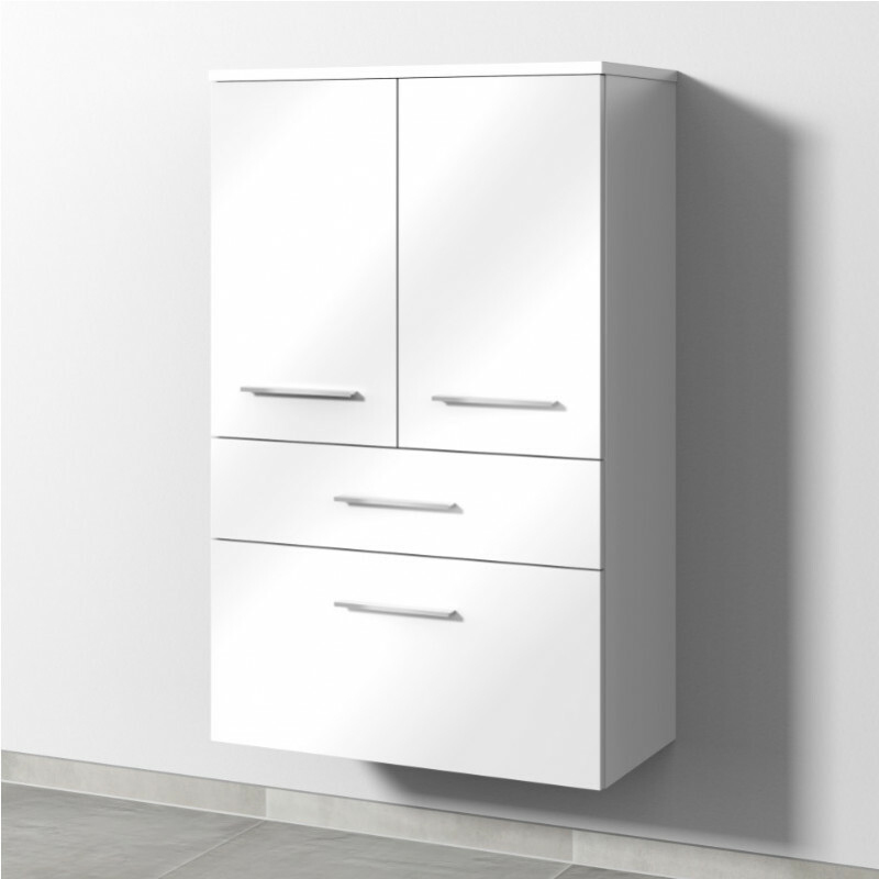 Sanipa 2morrow Mittelschrank | Höhe 1105 mm | 2 Türen | 2 Auszüge