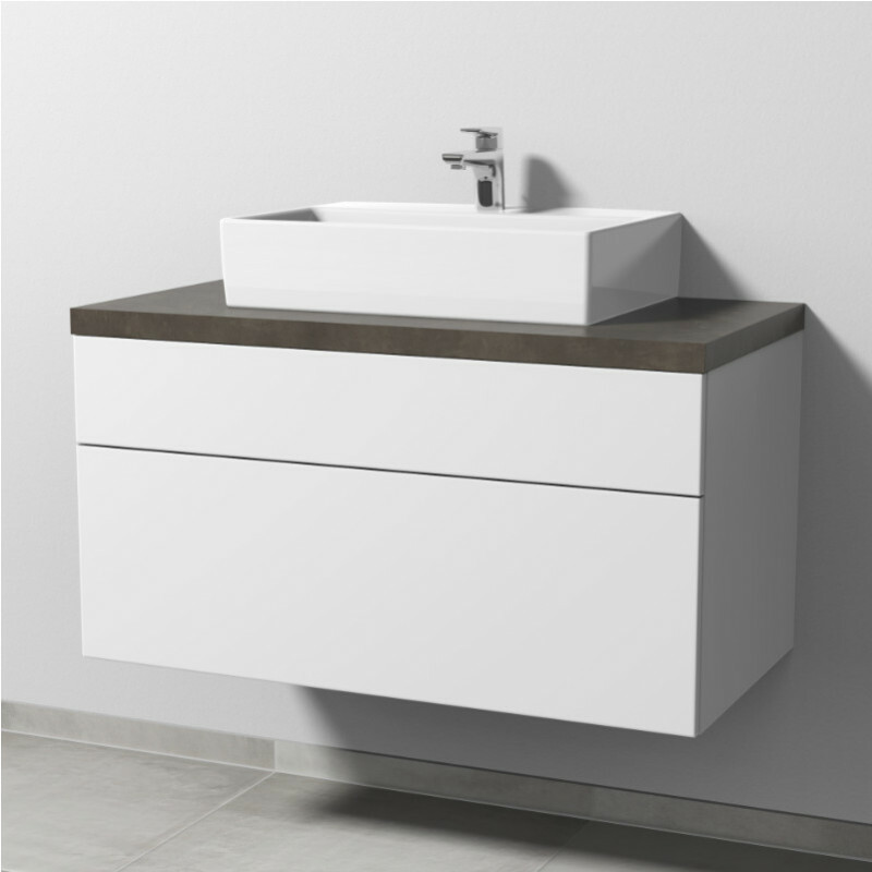 Sanipa 2morrow Waschtischkonsole mit Unterbau für V&B Memento WT | 100,4 cm