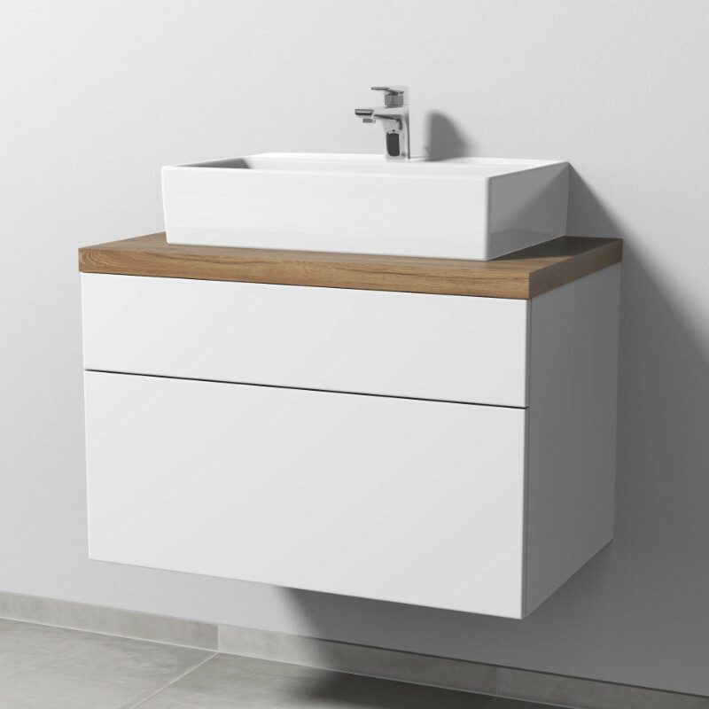 Sanipa 2morrow Waschtischkonsole mit Unterbau für V&B Memento WT | 80,4 cm