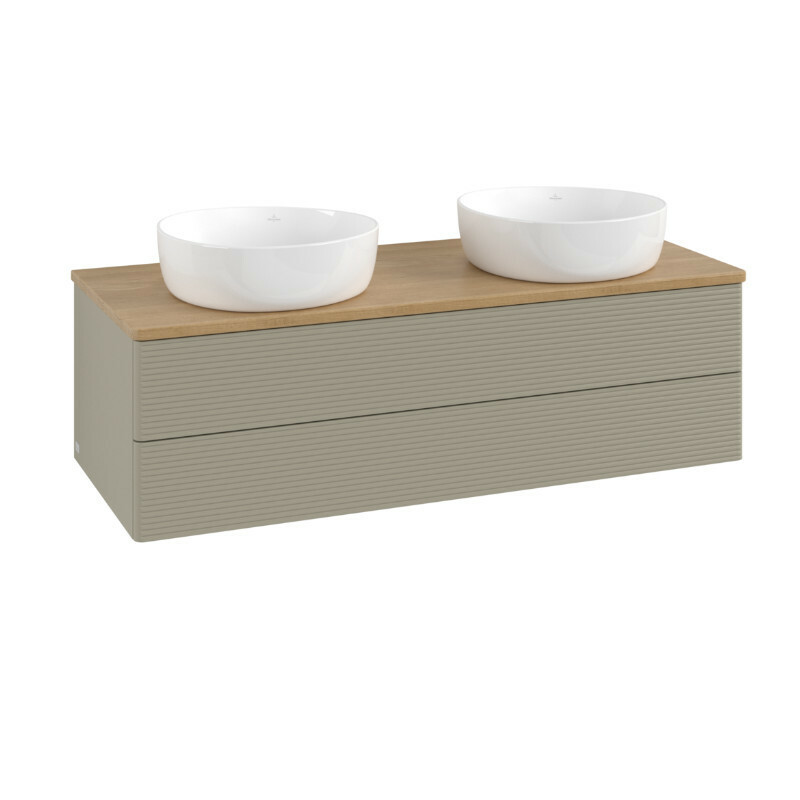 Villeroy & Boch Antao Waschtischunterschrank für 2 Aufsatzbecken | 2 Auszüge | 1200 mm