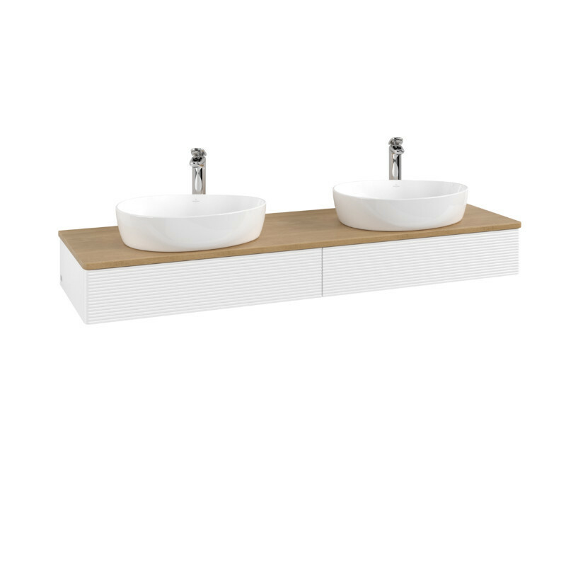 Villeroy & Boch Antao Waschtischunterschrank für 2 Aufsatzbecken | 2 Auszüge | 1600 mm