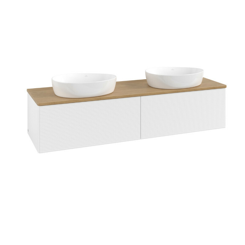 Villeroy & Boch Antao Waschtischunterschrank für 2 Aufsatzbecken | 2 XXL Auszüge | 1600 mm