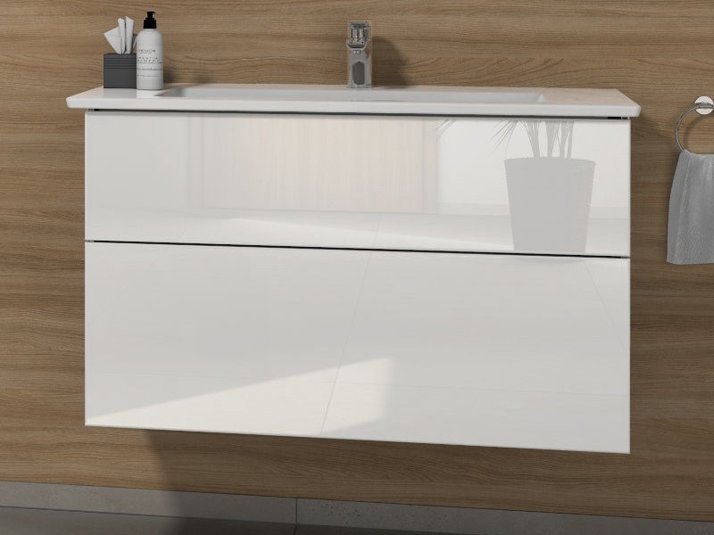 Villeroy & Boch Venticello Keramik-Waschtisch mit Sanipa 3way Unterschrank 800 mm | 2 Auszüge