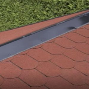 Aluminium Firstabdeckung für Satteldächer anthrazit (1 Stück á 2 m)