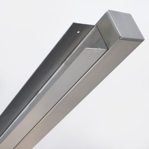 BambusBASIS Modul5 Anfangs- / Endpfosten Edelstahl