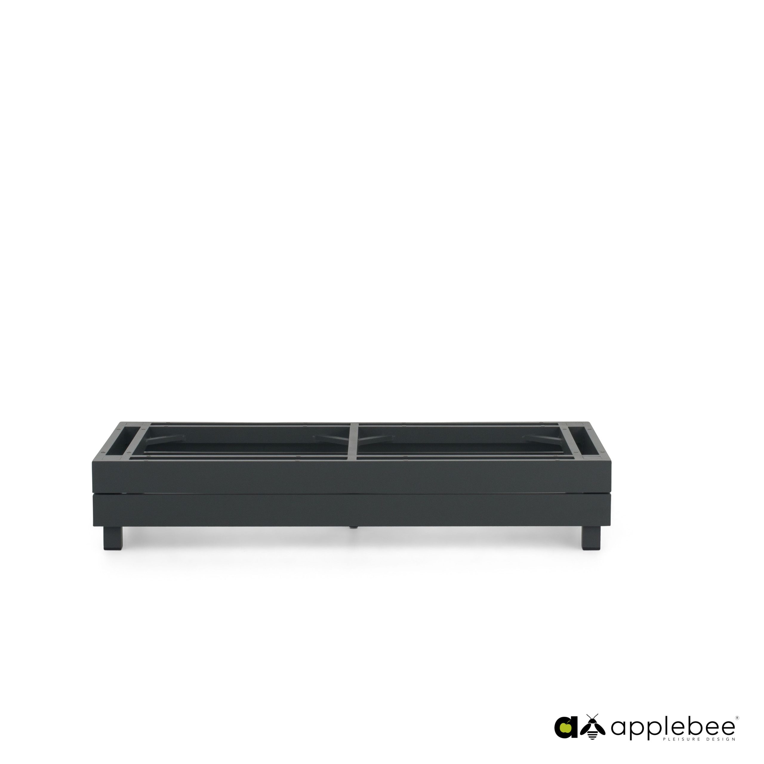Apple Bee Lounge MIX & MATCH Doppel Modul 144 x 72 cm, Aluminium Anthrazit - Auslaufartikel