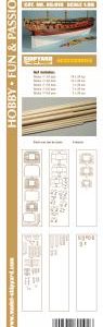 Masten mit Lasercut Detailsatz Santa Leocadia