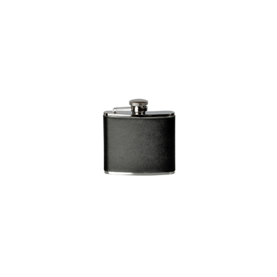 Flachmann mit Leder 180 ml