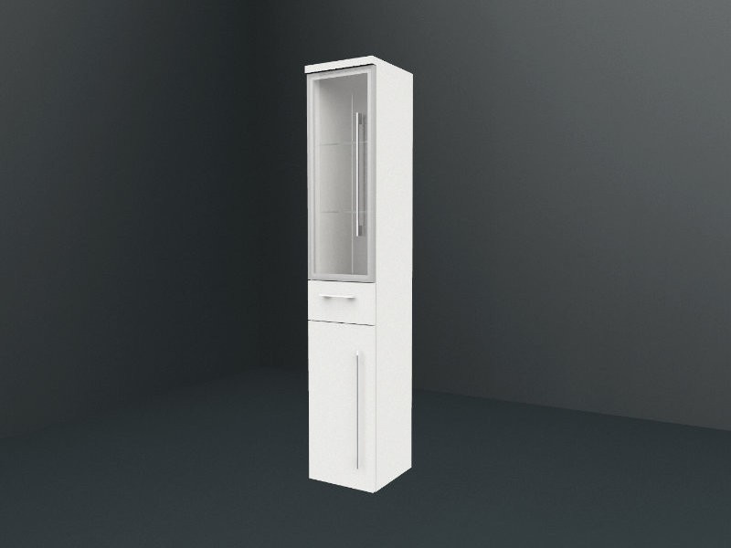 b·collection b·brace Hochschrank | 1 Rauchglastür | 1 Tür | 1 Schubkasten