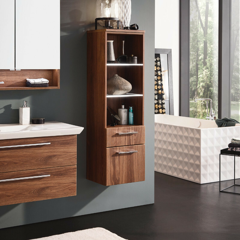 b·collection b·brace Mittelschrank | 1 Regal | 2 Auszüge