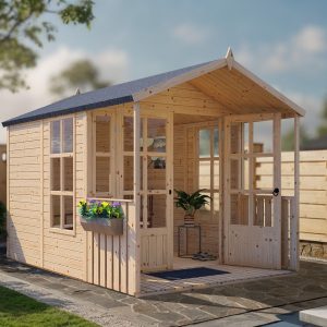 Bertilo Element-Gartenhaus Arley – 19 mm Bertilo Element-Gartenhaus Arley – 19 mm
