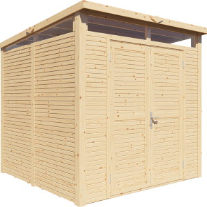 Bertilo Element-Gartenhaus Woodline Pent – 18 mm