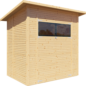 Bertilo Element-Gartenhaus Pent Modern 2 – 18 mm