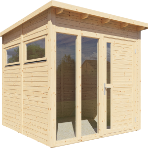 Bertilo Element-Gartenhaus Pentus 2 Office – 19 mm
