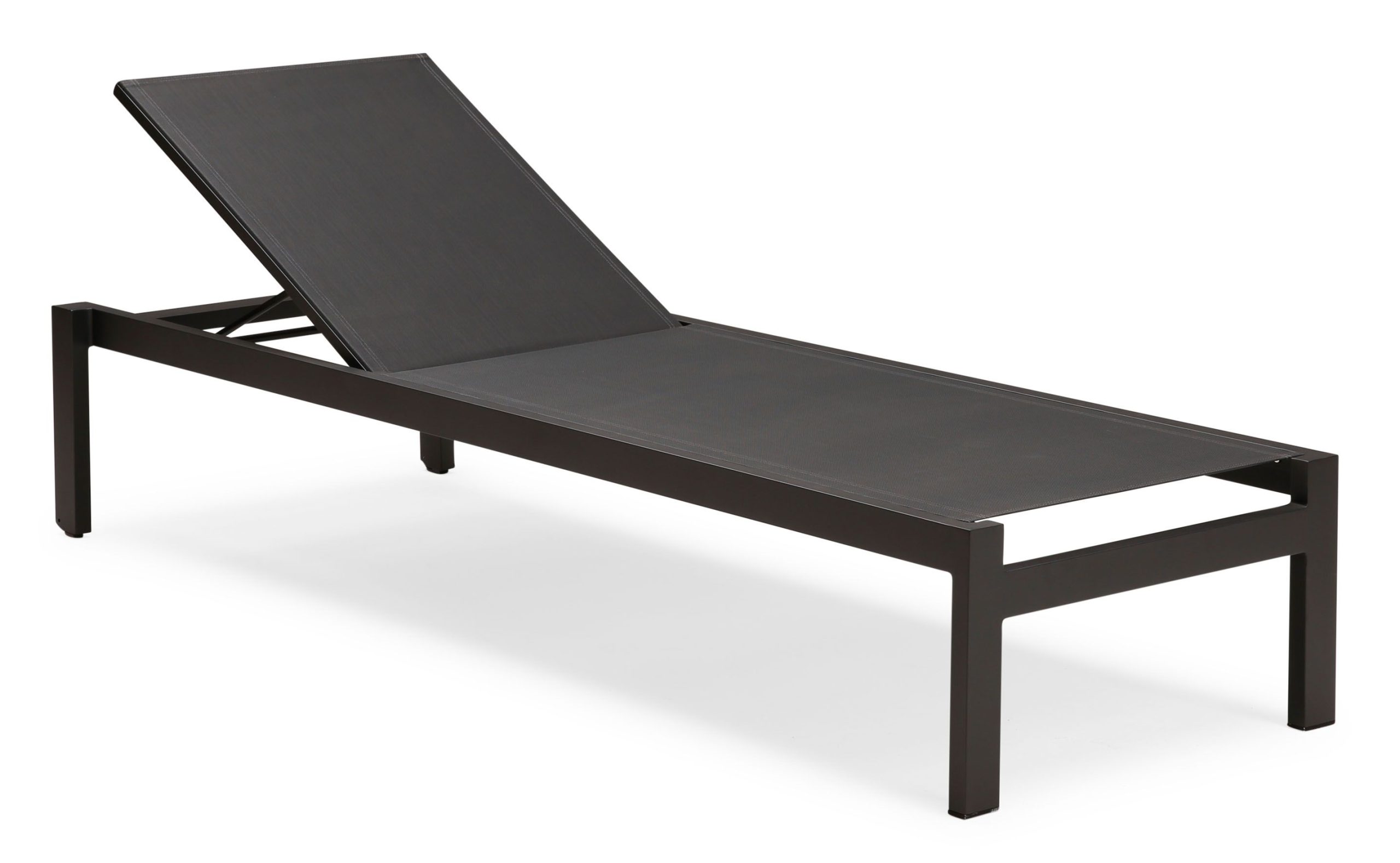 BEST Stapelliege CLEVELAND, Aluminium / Ergotex Anthrazit - Auslaufartikel