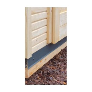 Abdeckblende 80 mm für Gartenhaus/Saunahaus Fundamentbalken anthrazit Abdeckblende 80 mm für Gartenhaus/Saunahaus Fundamentbalken anthrazit