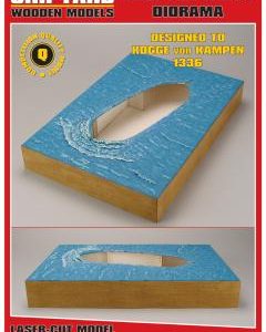 Wasser Diorama für Kogge von Kampen
