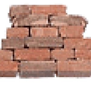 Mini Irregular Red Wall 300 Stk.