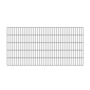 Alberts® Doppelstabmatten 6/5/6 Komplettset 2-50 Meter inkl. Pfosten mit Flacheisen