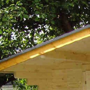 Giebel/Ortgang-Abdeckung für Satteldach-Gartenhäuser anthrazit (1 Stück)