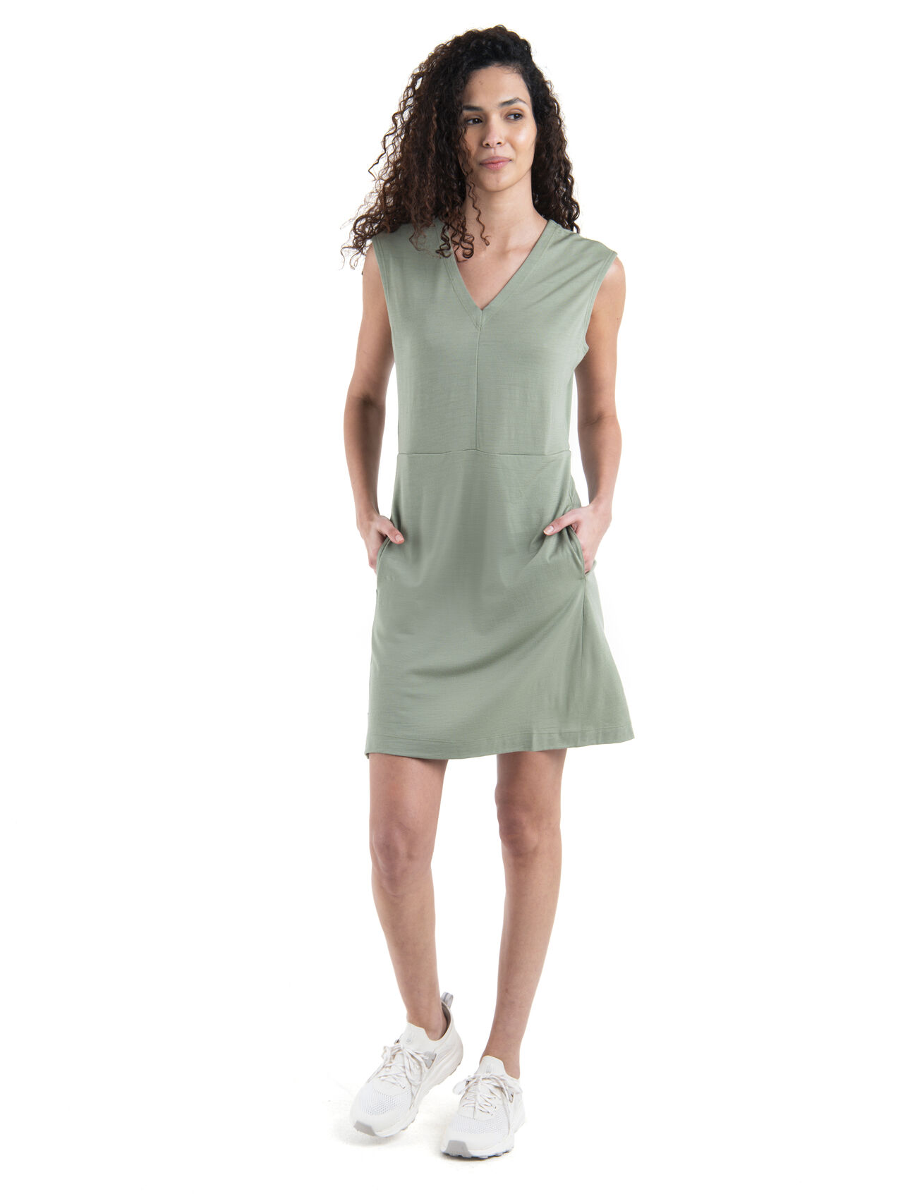 Damen Kleid Merino 200 Granary