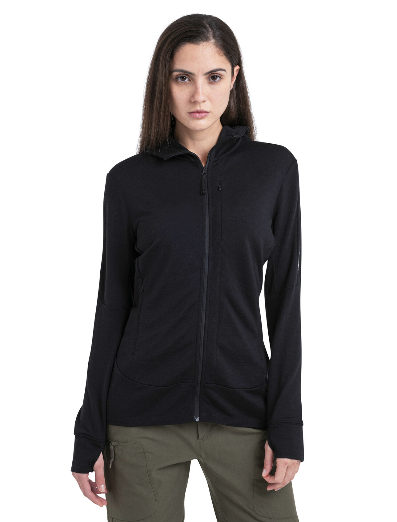 Damen Zip-Hoodie Merino 260 Quantum IV