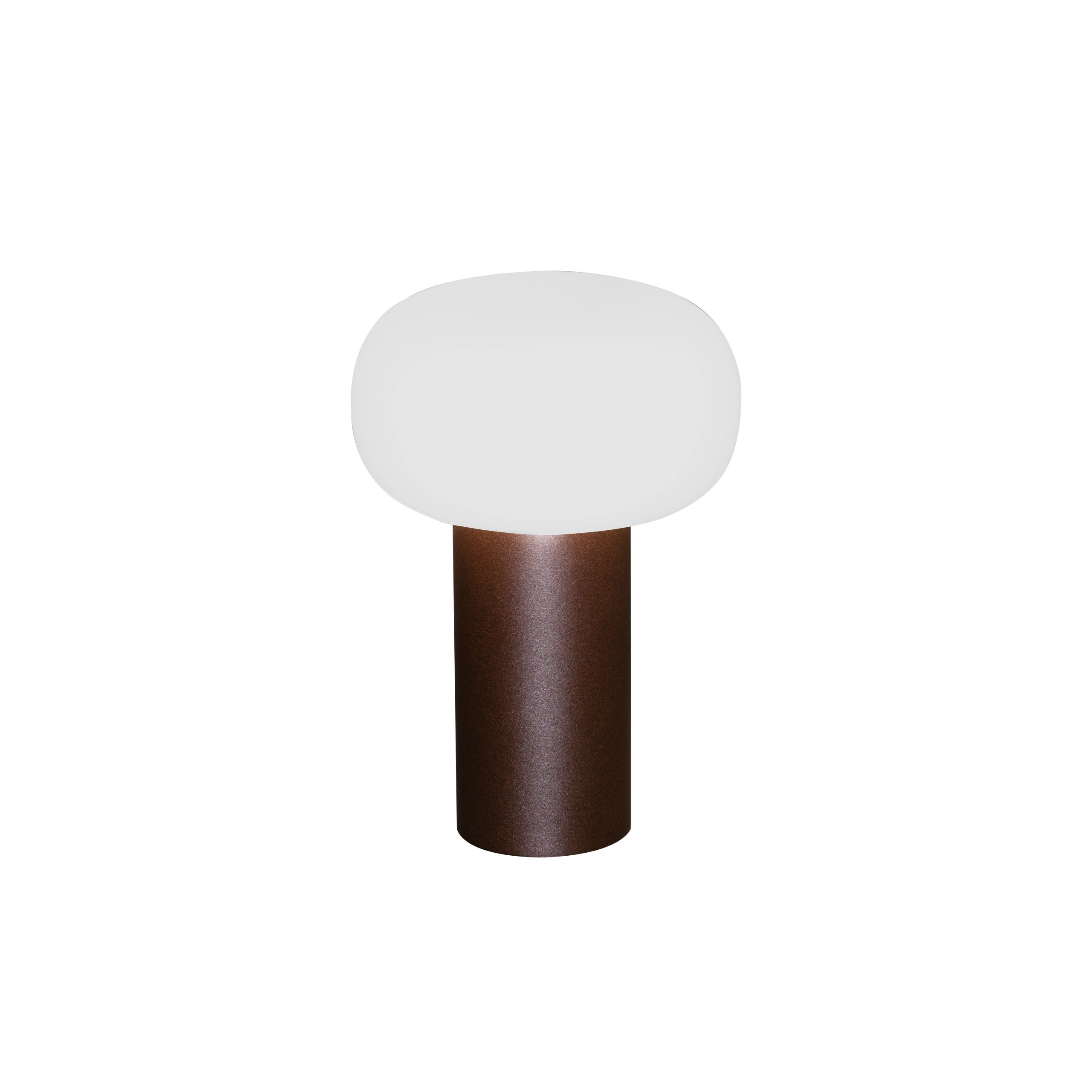 Konstsmide Antibes USB-Tischleuchte rost, 2700/3000/4000K+RGB, dimmbar