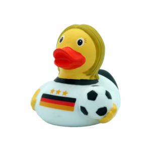 Fußballerin Ente – design by LILALU