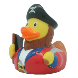 Pirat Ente mit Flagge – design by LILALU