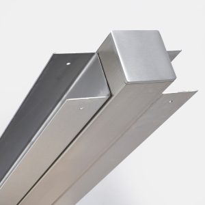 BambusBASIS Modul5 Mittelpfosten Edelstahl
