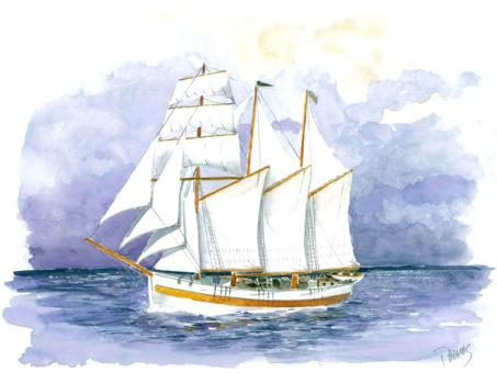 Vega Segelschiff 1/35
