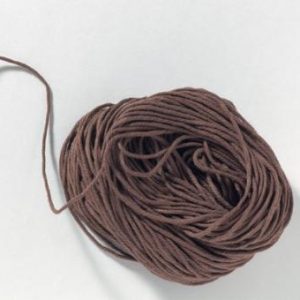 Baumwollfaden braun 1,5 mm x 2 m