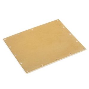 Messing Platte 55x47x0,3 mm