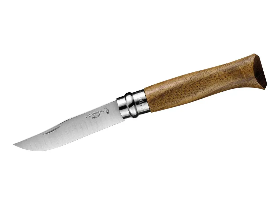 Opinel Messer No. 8 Walnussholz – rostfrei