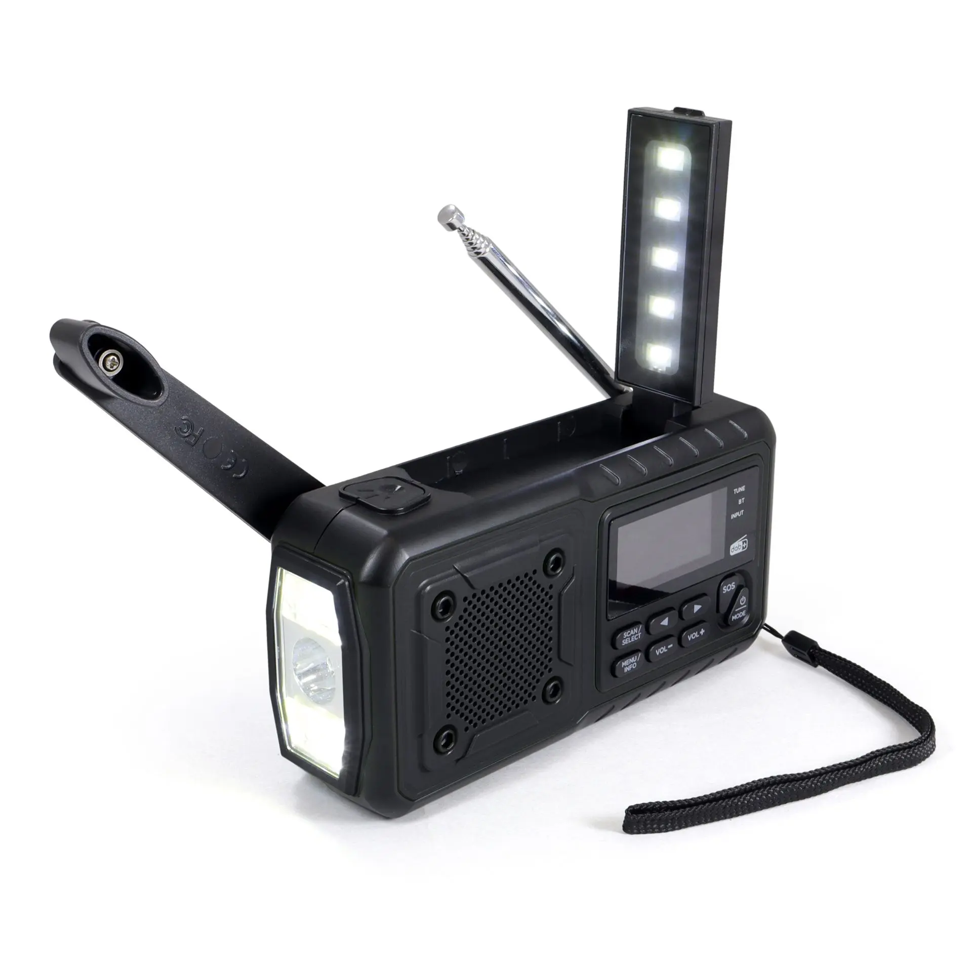 Kurbelradio Multi DAB+ 4000mAh