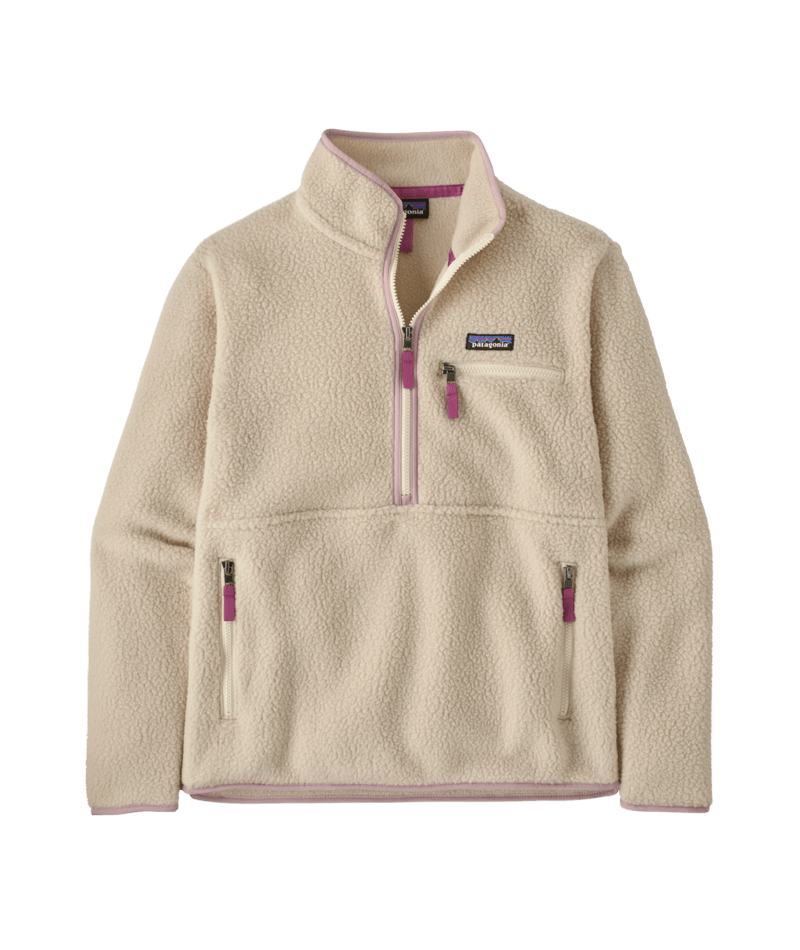 Damen Fleecepullover Retro Pile Marsupial