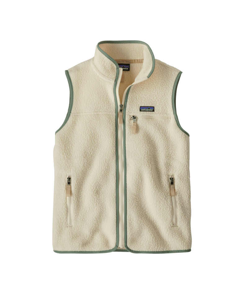 Damen Weste Retro Pile Vest