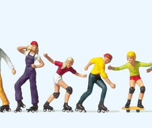 Rollerskate und Skateboard