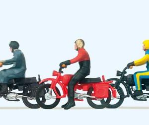 Motorradfahrer auf HERCULES
