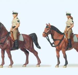 Berittene Polizei. Sommerunif