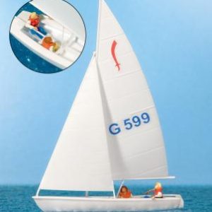 Segler (2). Segelboot Korsar