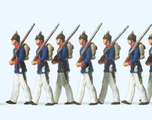 Preußische Infanterie. Parade